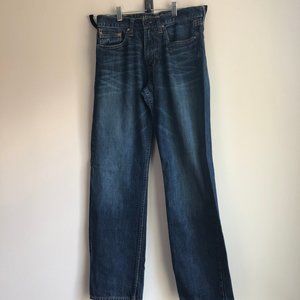 AE 29x32 Relaxed Straight Dark Wash Jeans